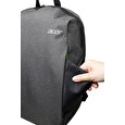 Acer Urban backpack 16" ,šedý se zeleným prvkem (zip kapsy),až 16",hlavní komora s kapsou pro NTB,kapsa na zip na přední