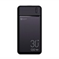 Powerbanka C-TECH 30000mAh, Li-Pol, 20W, USB-C/USB-A/micro USB