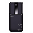Powerbanka C-TECH 20000mAh, Li-Pol, 22,5W, USB-C/USB-A/micro USB