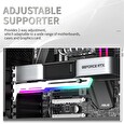 1stCOOL GPU Holder ARGB - držiak VGA kovový nastaviteľný biely