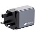 Cestovní adaptér Verbatim GNC-65,2xUSB-C 65W,USB-A