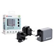 Cestovní adaptér Verbatim GNC-65,2xUSB-C 65W,USB-A
