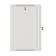 LANBERG Nástěnná jednodílná skříň 19", 18U/600x600 (v rozloženém stavu) šedá (RAL7035) V2