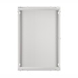 LANBERG Nástěnná jednodílná skříň 19", 18U/600x600 (v rozloženém stavu) šedá (RAL7035) V2