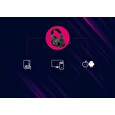 LORGAR herní headset Noah 500, BT 5.3, až 58 hodin černý