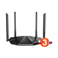 Tenda TX2 AX1500 WiFi6 Router, 1x GWAN, 3x GLAN, IPv6, 4x 6dBi anténa, WPA3, CZ App