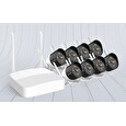 Tenda K8W-3TC - bezdrátový Wi-Fi kamerový set 2K (3MP), NVR + 8x IP kamera s LED, CZ aplikace