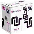 Kabel Conexpro UTP kabel venkovní, CAT5e, PE, 24AWG, 305m, černý