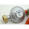 Příslušenství Cattara Plynový regulátor tlaku 30mbar EN16129 - sada 1,5m hadice