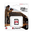 Kingston paměťová karta 256GB Canvas React Plus SDXC UHS-II 280R/150W U3 V60 for Full HD/4K