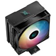 DEEPCOOL chladič AG400 Digital / 120mm fan ARGB / 4x heatpipes / PWM / pro Intel i AMD / černý
