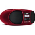 DIGITRADIO 1990, radio reciever DAB+/CD, red
