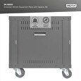 DIGITUS DN-48000 Mobilní Síťový stojan 8U, univerzální, 420x507x460mm, barva černá (RAL 9005)