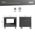 DIGITUS DN-48000 Mobilní Síťový stojan 8U, univerzální, 420x507x460mm, barva černá (RAL 9005)