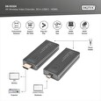 DIGITUS DS-55324 4K Wireless Video Extender Set, 30 m (USB-C - HDMI)