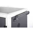 DIGITUS Nabíjecí vozík pro notebooky/tablety do 15,6", USB-C, 30x nabíjecí základna, PDU, ventilátor, 1260x824x650 mm