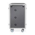 DIGITUS Nabíjecí vozík pro notebooky/tablety do 15,6", USB-C, 30x nabíjecí základna, PDU, ventilátor, 1260x824x650 mm