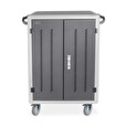 DIGITUS Nabíjecí vozík pro notebooky/tablety do 15,6", USB-C, 30x nabíjecí základna, PDU, ventilátor, 1260x824x650 mm