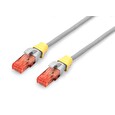 DIGITUS Color spony pro Patch kabel, balíček 100ks, žlutá
