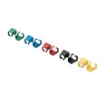 DIGITUS Color spony pro Patch kabel, balíček 100ks, smíšené (20 ks v každé barvě: červené, zelené, modré, žluté, černé)