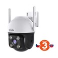 Tenda CH3-WCA - bezdrátová venkovní otočná FullHD IP kamera, RJ45, noční IR + LED světlo, zvuk