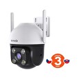 Tenda RH7-WCA - bezdrátová venkovní otočná 4MP IP kamera, RJ45, noční IR + LED světlo, zvuk