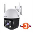 Tenda RH7-WCA - bezdrátová venkovní otočná 4MP IP kamera, RJ45, noční IR + LED světlo, zvuk