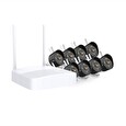 Tenda K8W-3TC - Wireless Video 2K Security Kit 3Mpx NVR CCTV 8CH + 8x kamera, noční svícení, zvuk