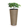 Květináč Prosperplast FURU SLIM ECO WOOD 30 cm naturo