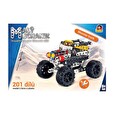 Stavebnice Malý mechanik- auto jeep, 201 dílků, 24,5 x 34,5 cm