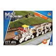 Stavebnice Malý mechanik - vlaková souprava 277 dílků