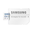 Samsung EVO Plus/micro SDXC/64GB/UHS-I U1 / Class 10/+ Adaptér/Bílá