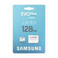 Samsung EVO Plus/micro SDXC/128GB/UHS-I U3 / Class 10/+ Adaptér/Bílá