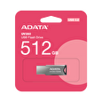 ADATA UV350/512GB/USB 3.2/USB-A/Stříbrná
