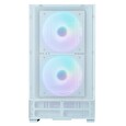 Zalman skříň P30 AIR White / miniT / 3x140mm fan ARGB / USB 3.0 / USB-C / temperované sklo / mesh panel / bílá