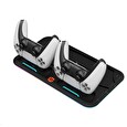 Canyon multifunkční chladící stojan pro PS5, nabíjení 2 PS5 ovladačů, RGB podsvícení, černý