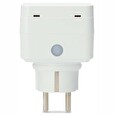 Nedis Wi-Fi chytrá zásuvka/ venkovní/ 16A/ francouzský typ E/ IP44/ měřič výkonu/ Android/ iOS/ Nedis® SmartLife/ bílá
