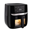 Tesla AirCook Q55 XL Promultifunkční digitální horkovzdušná fritéza (černá barva)