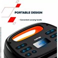 Canyon přenosný párty reproduktor OnFun 5, 40W, RGB, BT5, USB-A, microSD, AUX, 6,3mm jack, režim TWS, černý