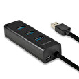 AXAGON - HUE-S2B 4x USB3.0 CHARGING hub, microUSB nap. konektor