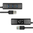 AXAGON - HUE-S2B 4x USB3.0 CHARGING hub, microUSB nap. konektor