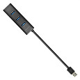 AXAGON - HUE-S2B 4x USB3.0 CHARGING hub, microUSB nap. konektor