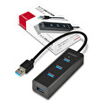 AXAGON - HUE-S2B 4x USB3.0 CHARGING hub, microUSB nap. konektor