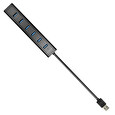 AXAGON - HUE-SA7BP 7x USB3.0 ALU CHARGING hub vč. AC adapteru