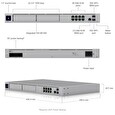 Ubiquiti UniFi Dream Machine Pro Max - Router, Full UniFi OS, IPS/IDS, 8x GbE, 1x 2.5GbE, 2x SFP+