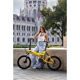 Elektrokolo KEBIKE BTS máslová žlutá skládačka středový motor integr. bat.36 V/10,5Ah