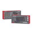 GENESIS herní klávesnice THOR 230/TKL/RGB/Outemu Red/Bezdrátová USB + Bluetooth/US layout/Černá