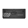 GENESIS herní klávesnice THOR 230/TKL/RGB/Outemu Silent Lemon/Bezdrátová USB + Bluetooth/US layout/Č