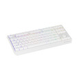 GENESIS herní klávesnice THOR 230/TKL/RGB/Outemu Red/Bezdrátová USB + Bluetooth/US layout/Bílá