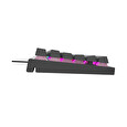 GENESIS mechanická herní klávesnice THOR 303/RGB/Outemu Peach Silent/Drátová USB/US layout/Černá